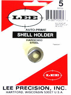SHELL HOLDER - marca LEE - modello AUTO-PRIME SHELL HOLDER - calibro 300WIN - misura #5 - RICARICA ATTREZZI - SHELL HOLDER 4234