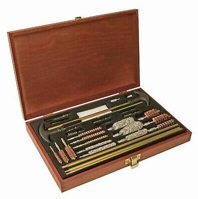 KIT PULIZIA - marca OUTERS - modello 70080 KIT PULIZIA 32-PZ UNIWOOD BOX - calibro 17-30 Rifle / 9-38-10-45 Pistol 410-28-12-Shotguns - misura 5PZ - PULIZIA E MANUTENZIONE - PULIZIA CANNE 6802