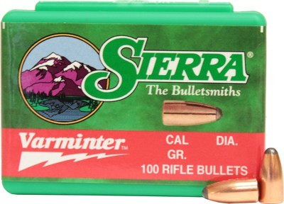 PALLE - marca SIERRA - modello 1515 SBT BLITZ VARMINTER 80gr - calibro 243-6mm - misura 80gr - RICARICA COMPONENTI -  6859