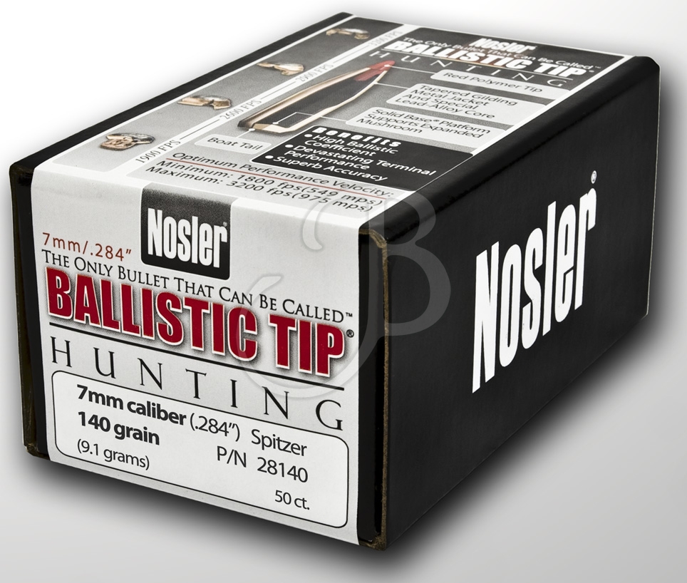 PALLE - marca NOSLER - modello 30168 BALLISTIC TIP 308