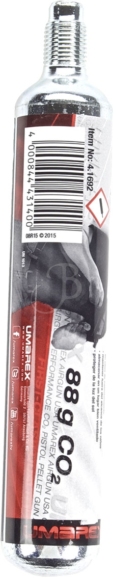 BOMBOLETTA CO2 - marca UMAREX - modello Co2 88gr - calibro CO2 - misura 80 bar - ARIA COMPRESSA  - CO2 7732