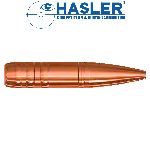 PALLE - marca HASLER - modello Ogiva H Cal. 6,5 (.264) Da 128 Grn Cb 0,445 (50 Pz) - calibro 6,5 (264