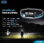 TORCIA DA TESTA - marca CYANSKY - modello HS5R Multifunctional - calibro LUCE BIANCA E LUCE ROSSA - misura 1300 Lumens - VARIE - TORCE 7055