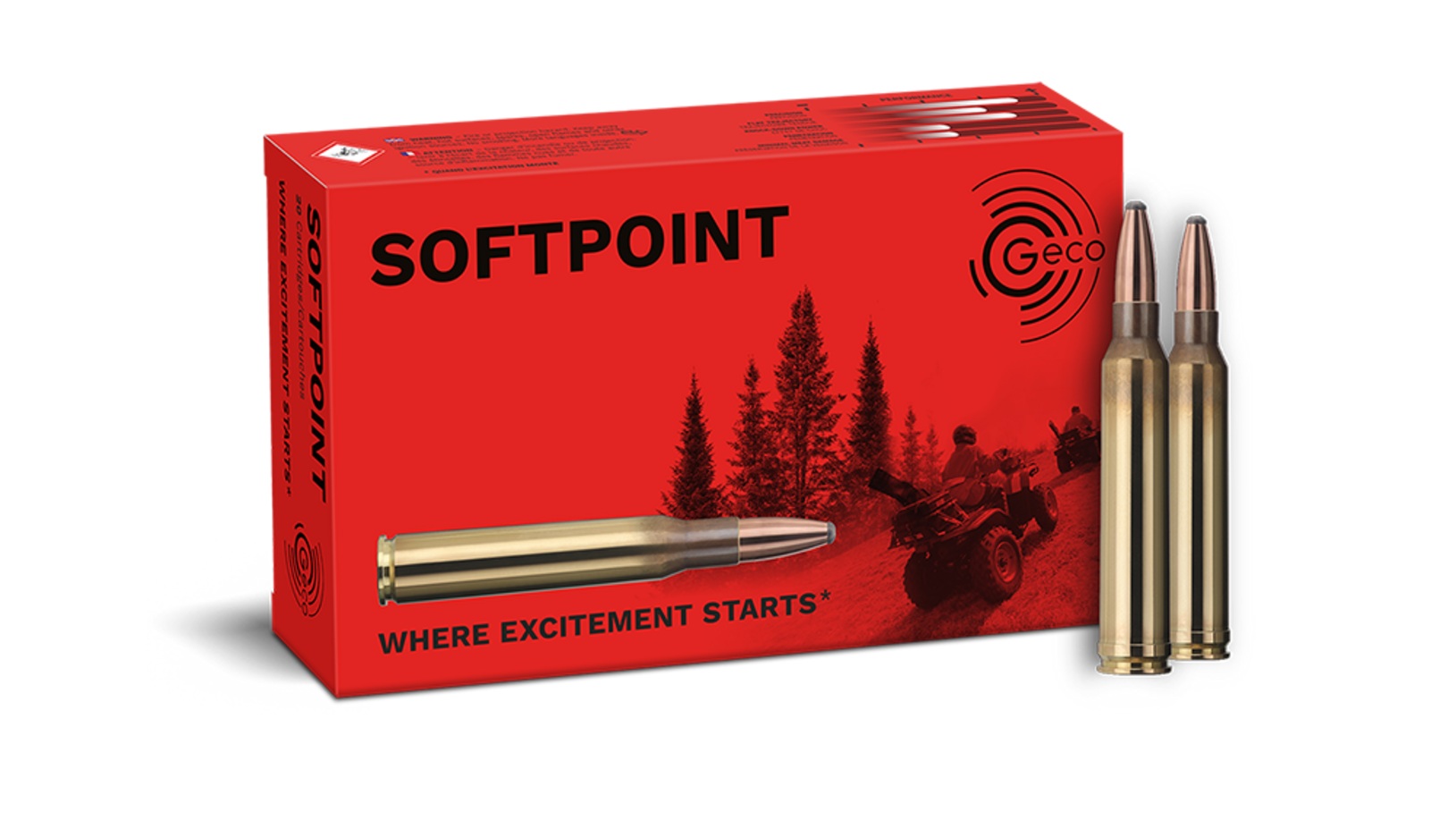 Cartucce - marca GECO - modello Softpoint 11,0g SP - calibro 300WIN MAG - CARTUCCE PER CARABINA - CARTUCCE PER LA CACCIA 3733