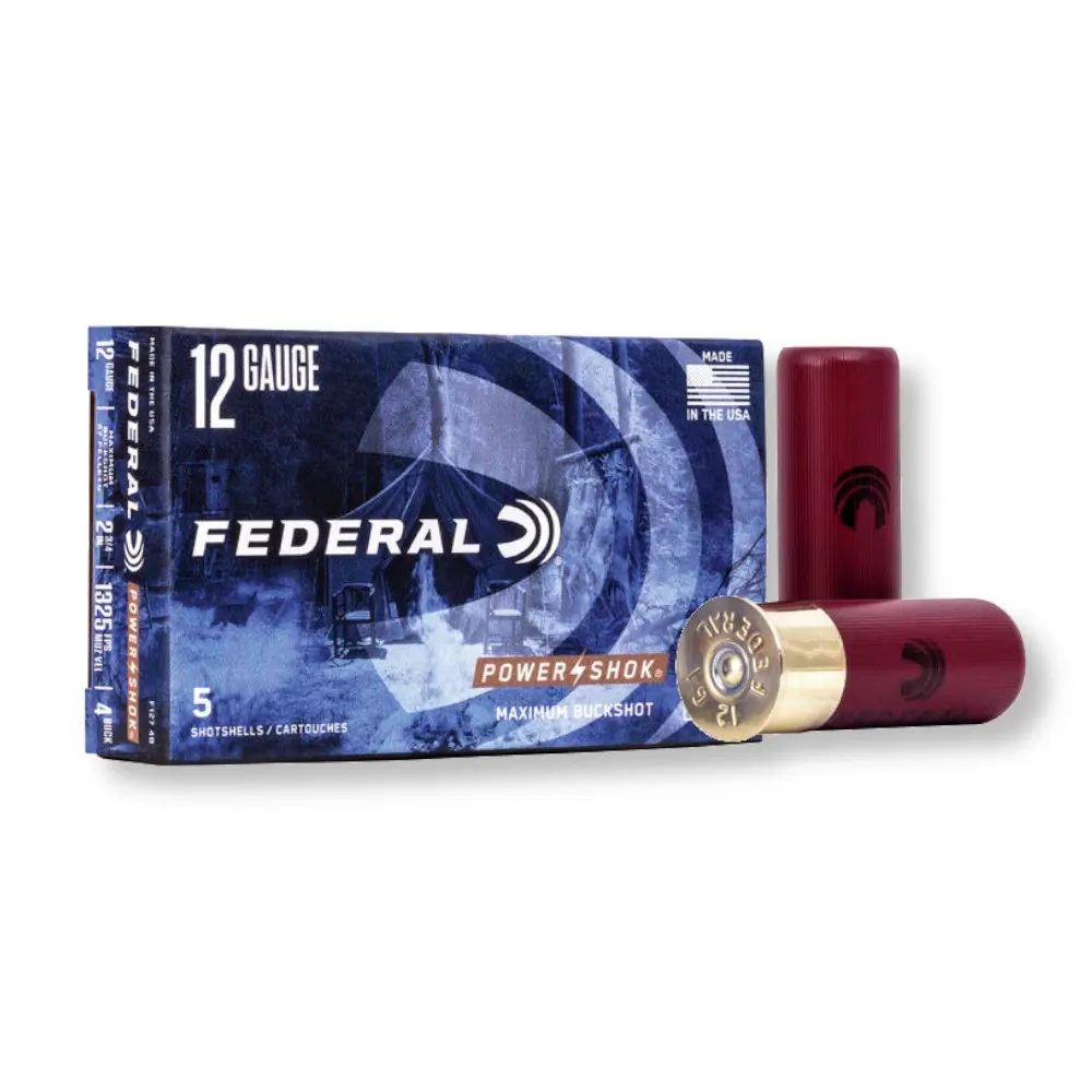 Cartucce - marca FEDERAL - modello F127 00 Buck Cal. 12/70 Maximum 27 Pellets - calibro 12 - CARTUCCE A PALLETTONI - CARTUCCE PER LA CACCIA 3778