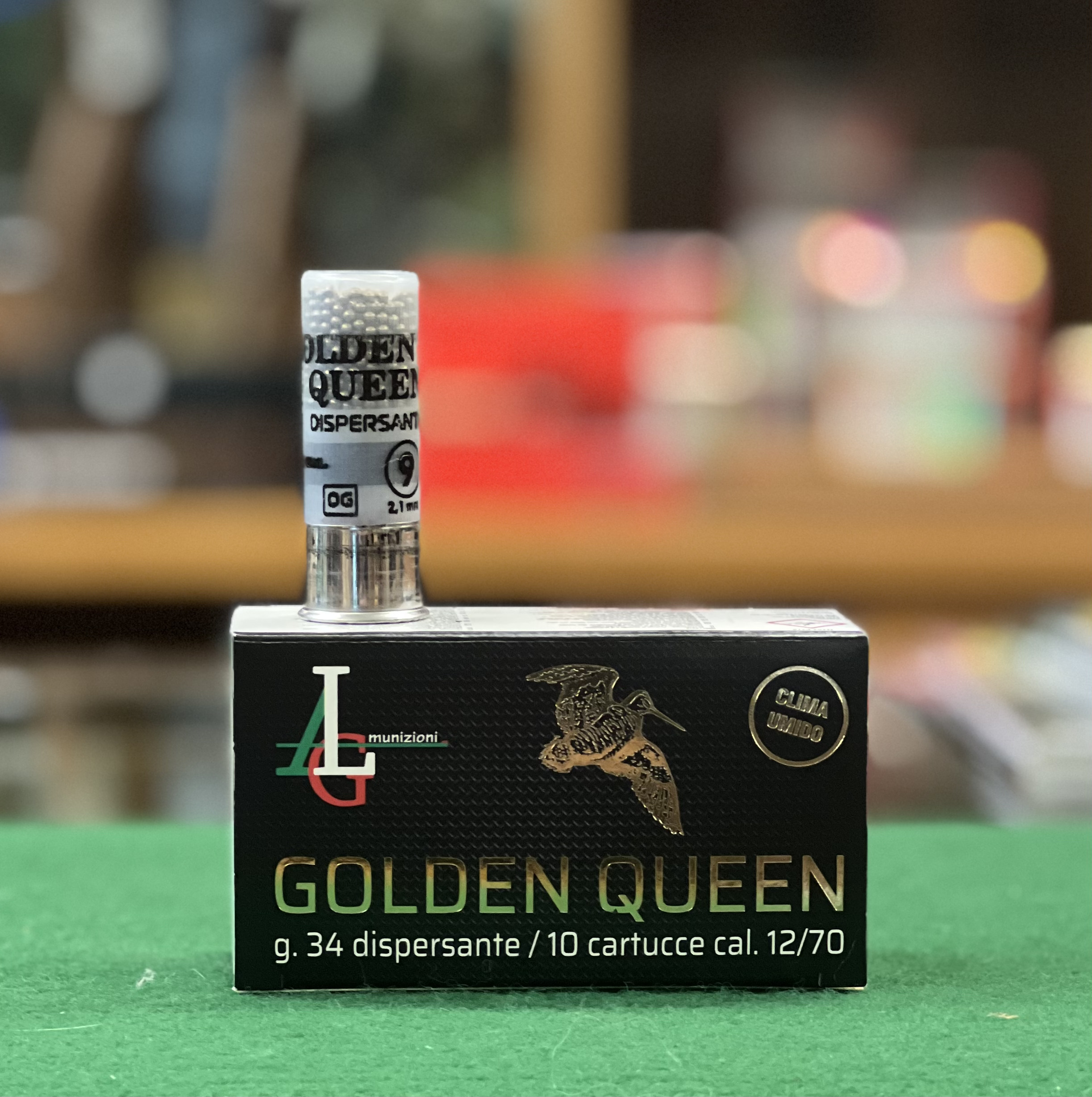 Cartucce - marca ALG MUNIZIONI - modello GOLDEN QUEEN DISP. - calibro 12 - CARTUCCE A PALLINI - CARTUCCE PER LA CACCIA 3941