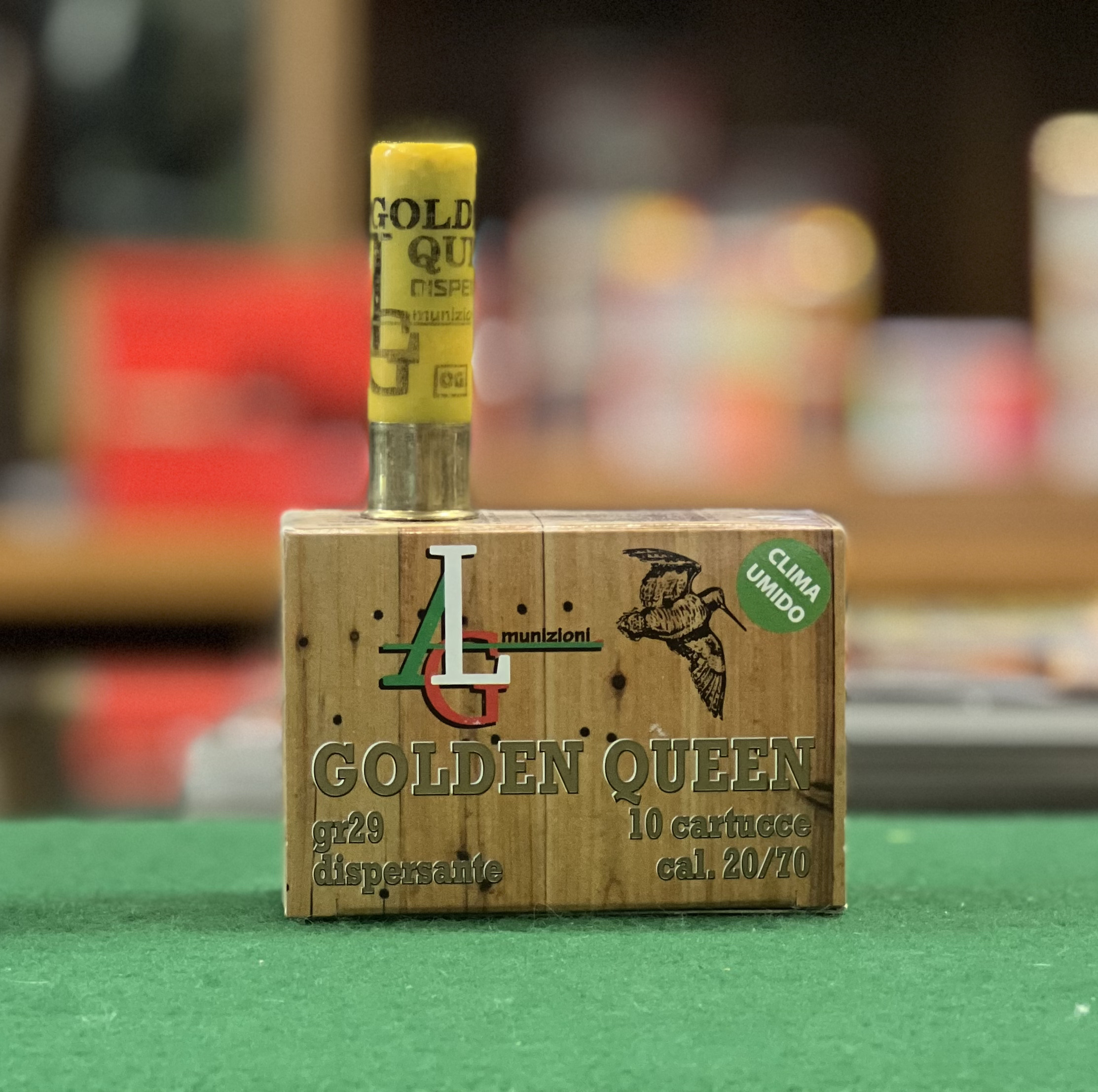 Cartucce - marca ALG MUNIZIONI - modello GOLDEN QUEEN DISP. - calibro 20 - CARTUCCE A PALLINI - CARTUCCE PER LA CACCIA 3948