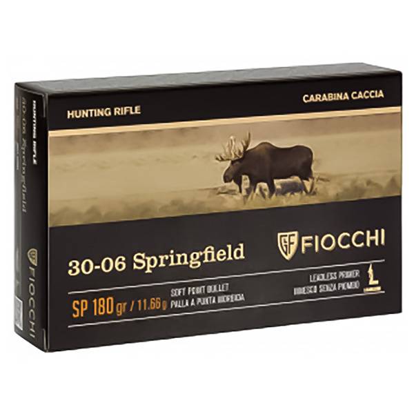 Cartucce - marca FIOCCHI - modello Sp - calibro 30-06 - CARTUCCE PER CARABINA - CARTUCCE PER LA CACCIA 3958