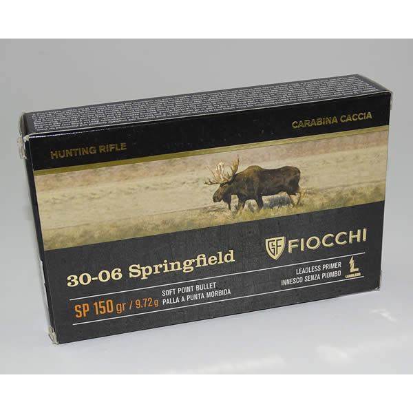 Cartucce - marca FIOCCHI - modello SP 150gr - calibro 30-06 - CARTUCCE PER CARABINA - CARTUCCE PER LA CACCIA 4093