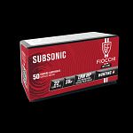 Cartucce - marca FIOCCHI - modello SUBSONIC LRN HP - calibro 22LR - CARTUCCE PER PISTOLA - CARTUCCE PER IL TIRO